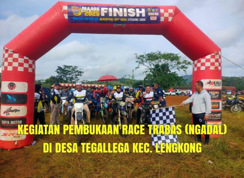 Danramil 2209/Lengkong Hadiri Acara Race Trabas Ngadal dalam Rangka HUT RI ke-80 dan Hari Jadi Kecamatan Lengkong ke-75 3