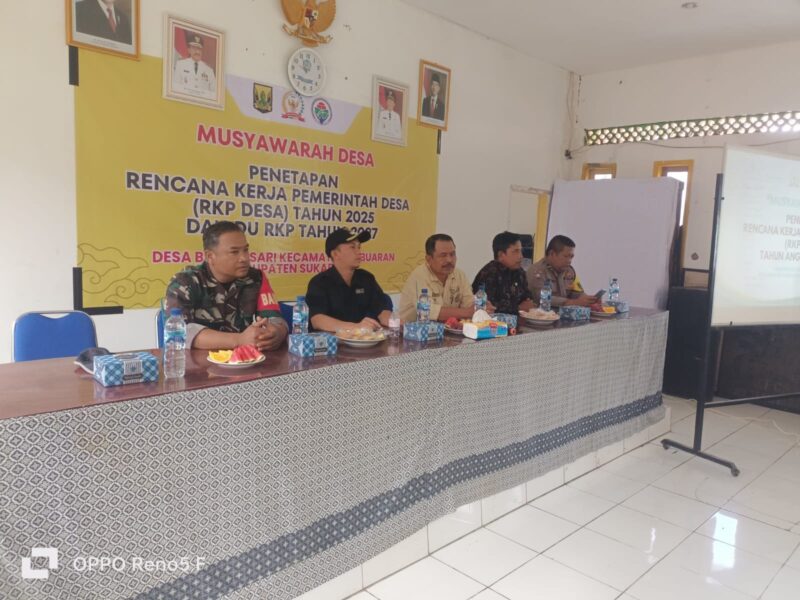 Babinsa Koramil 2210/Pabuaran Hadiri Musrenbang Desa Bantarsari 2