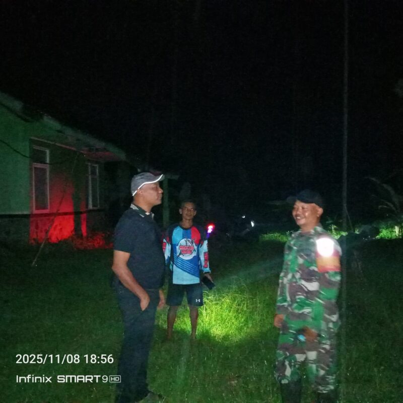 Babinsa Koramil 2210/Pabuaran Laksanakan Pengecekan Lahan Program Makan Bergizi Gratis (MBG) Yayasan Kartika