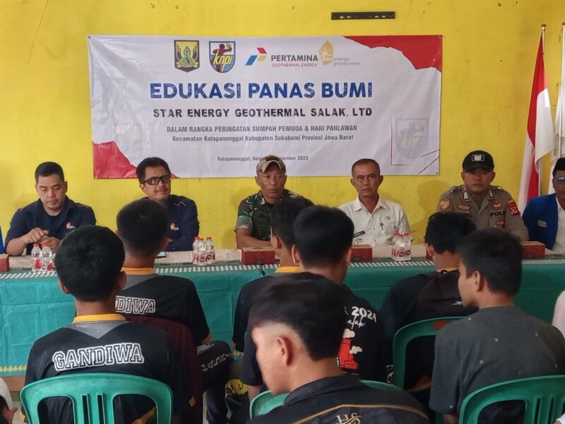 Danramil 2205/Klapanunggal Hadiri Kegiatan Edukasi Panas Bumi Desa Kalapanunggal 5