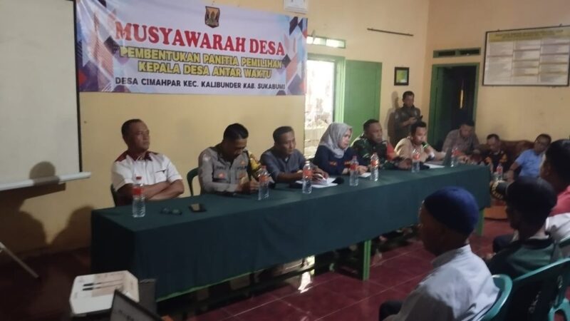 Babinsa Koramil 2213/Jampangkulon Hadiri Musdes Pemilihan Kepala Desa Antar Waktu di Desa Cimahpar 7