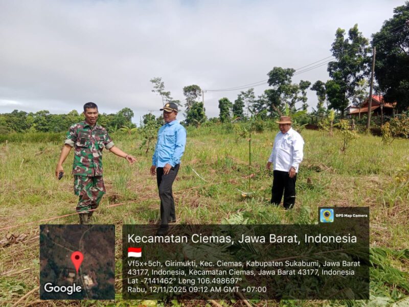 Danramil 2215/Ciemas Tinjau Lokasi Pembangunan Koperasi Desa Merah Putih 5