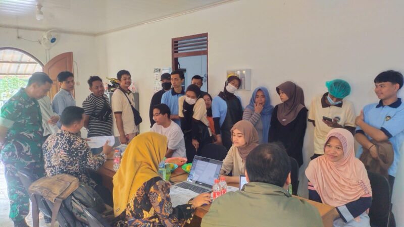 Babinsa Koramil 2206/Parakansalak Dampingi Kegiatan Pengecekan Kesehatan di SPPG Parakansalak 5