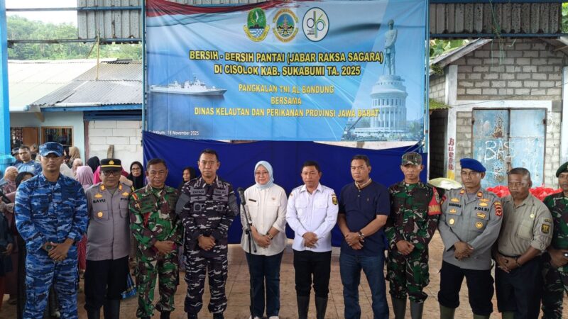Bakti Sosial dan Bakti Kesehatan Pangkalan TNI AL Bandung untuk Masyarakat Cisolok, Kabupaten Sukabumi