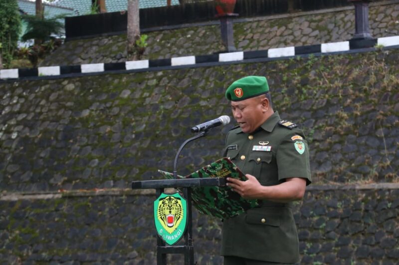 Kodim 0622/Kab Sukabumi Gelar Upacara Peringatan Hari Juang TNI AD Tahun 2025