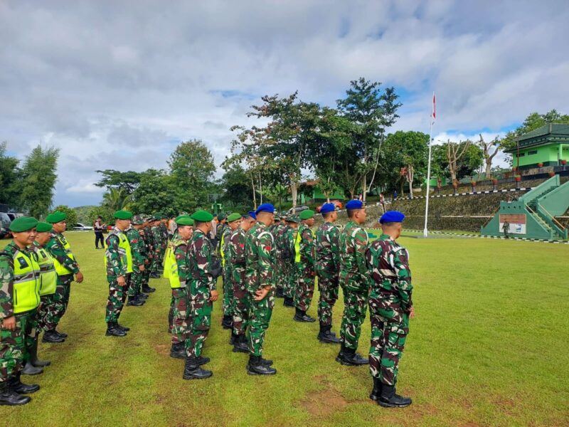 Babinsa Koramil 2205/Kalapanunggal Ikuti Apel Siaga Bencana 3