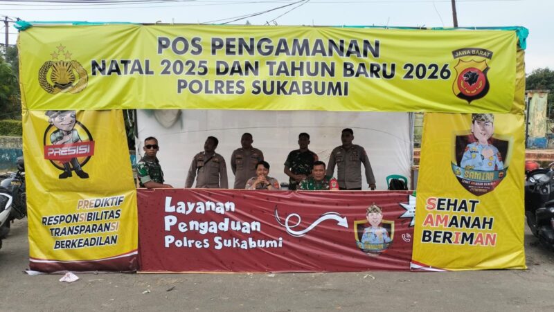 Anggota Koramil 2213/Jampangkulon Laksanakan PAM Nataru 2025–2026 1