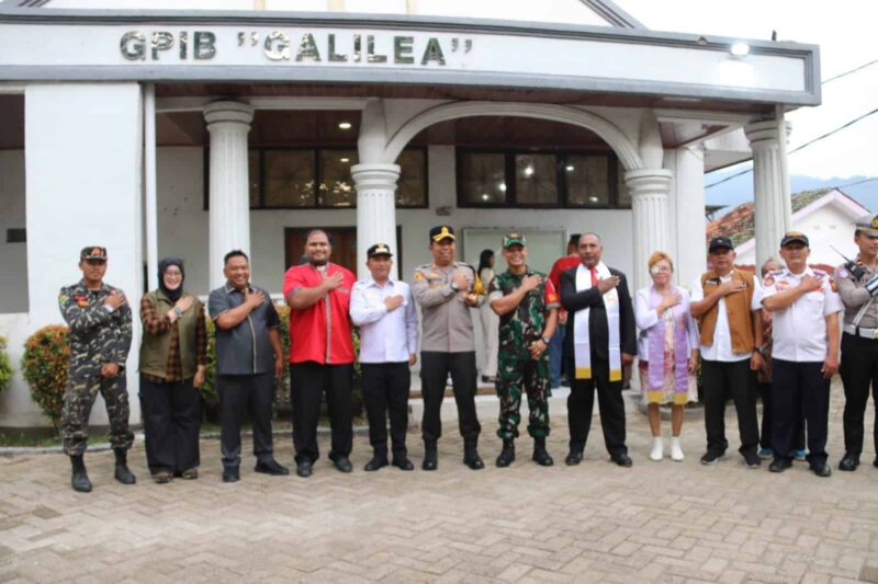 Dandim 0622 Bersama Forkopimda Monitoring Pengamanan Malam Natal Tahun 2025 1