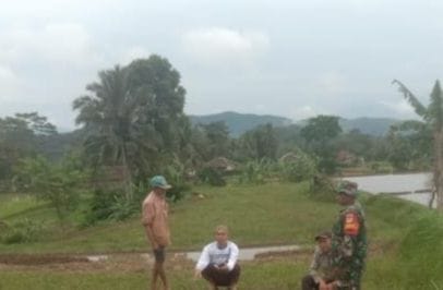 Pendampingan Ketahanan Pangan oleh Babinsa Koramil 2210/Pabuaran di Desa Sirnasari