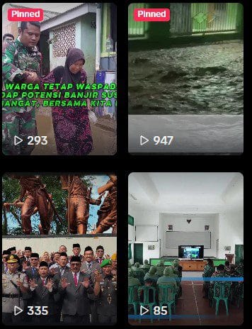 Kunjungi TikTok Resmi Kodim 0622 Kabupaten Sukabumi