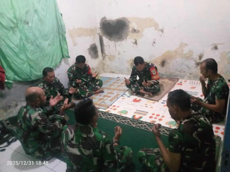 Danramil 2201/Cisolok Gelar Doa Bersama Sambut Pergantian Tahun 2025–2026 7