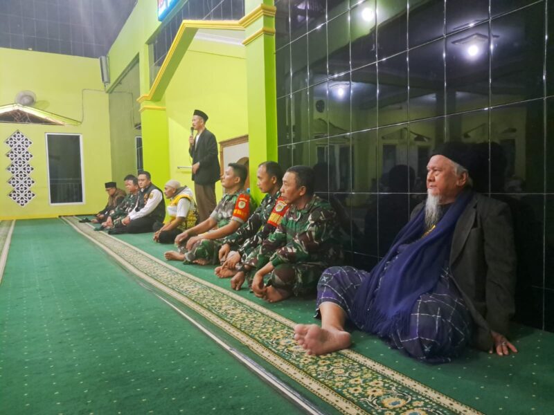 Danramil 2207/Jampang Tengah Doa Bersama Sambut Pergantian Tahun 2025–2026