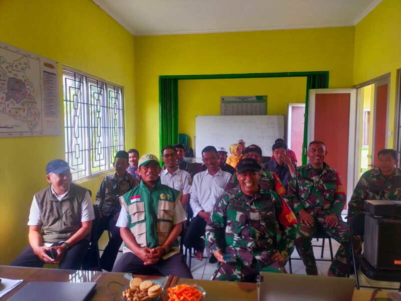 Danramil 2211/Sagaranten Ikuti Zoom Meeting Ketahanan Pangan dan Pengumuman Swasembada Pangan 2