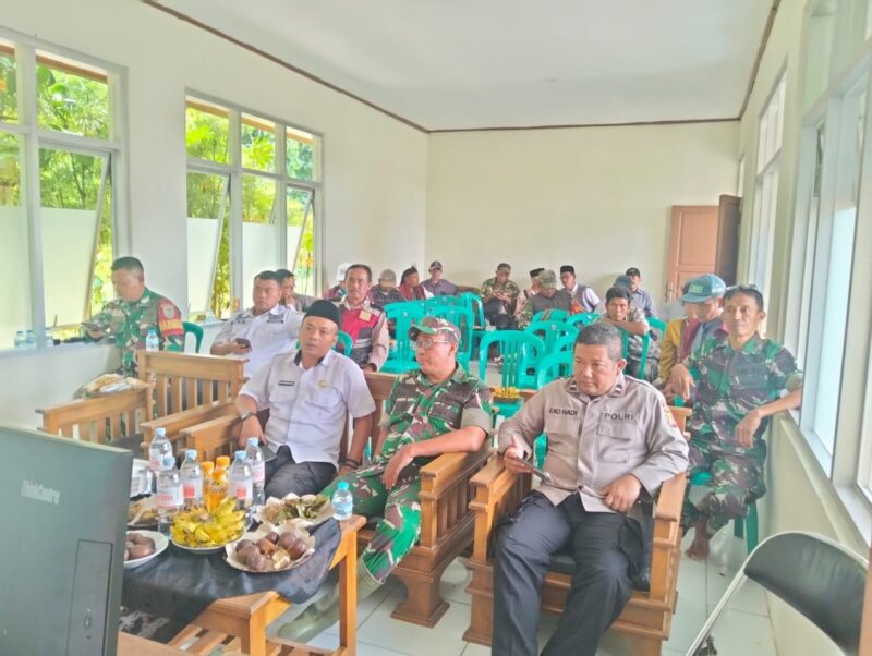 Danramil 2210/Pabuaran Hadiri Vicon Panen Raya dan Pengumuman Swasembada Pangan