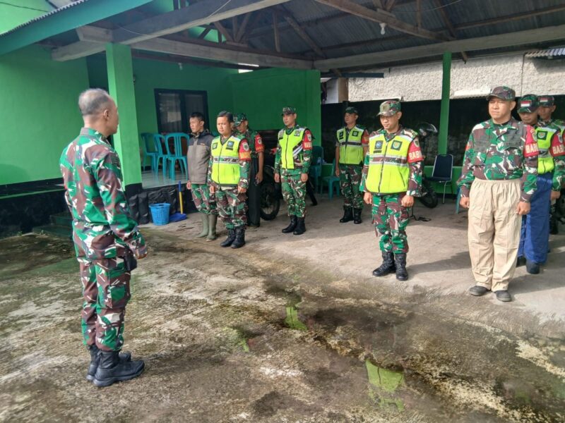 Danramil 2205/Kalapanunggal Pimpin Apel Pengamanan Kunjungan Kemendukbangga 3