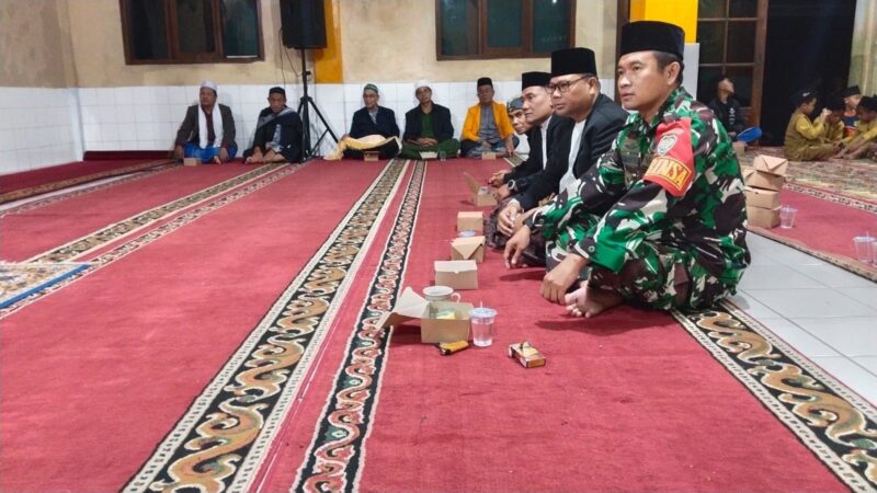 Babinsa Koramil 2208/Nyalindung Hadiri Peringatan Isra Mi’raj di Kecamatan Nyalindung 1