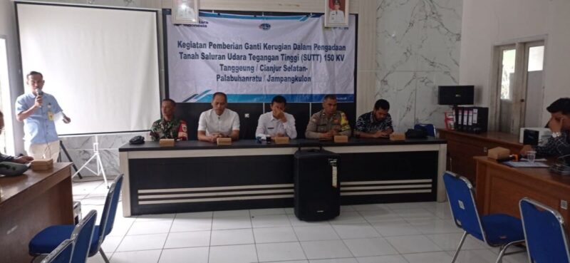 Danposramil Cidadap Hadiri Kegiatan Pemberian Ganti Kerugian Pengadaan Tanah SUTT 150 KV 1 Danposramil Cidadap Hadiri Kegiatan Pemberian Ganti Kerugian Pengadaan Tanah SUTT 150 KV