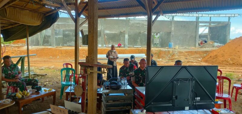 Dandim 0622/Kab. Sukabumi Ikuti Vicon Evaluasi Percepatan Pembangunan KDKMP 4