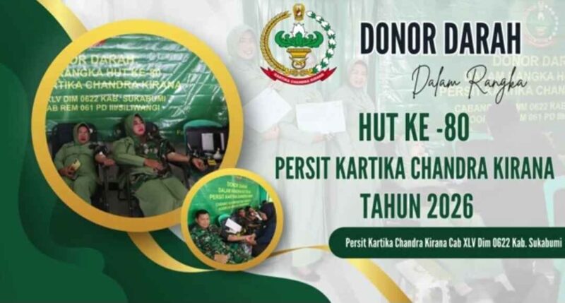 Semarak HUT ke-80 Persit KCK,Laksanakan Aksi Donor Darah 1