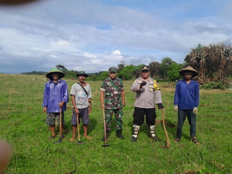 Babinsa Koramil 2214/Surade Dampingi Penanaman Pohon Bersama Forkopimcam di Desa Cibitung 1 Babinsa Koramil 2214/Surade Dampingi Penanaman Pohon Bersama Forkopimcam di Desa Cibitung