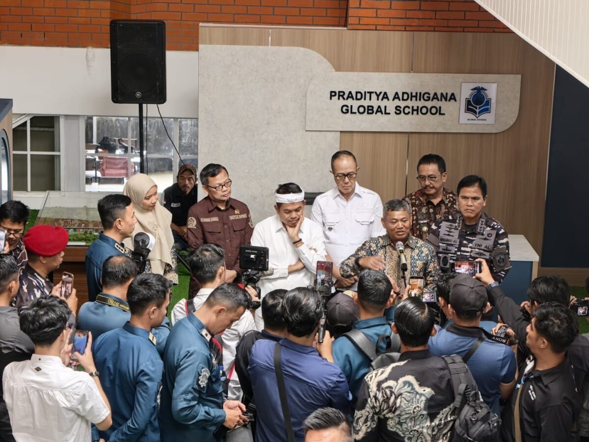 DANDIM 0622/KABUPATEN SUKABUMI HADIRI PERESMIAN PRADITYA ADHIGUNA GLOBAL SCHOOL