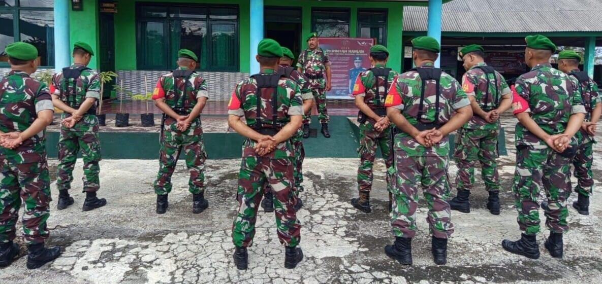 ANGGOTA KORAMIL 2205/KALAPANUNGGAL GELAR APEL SIAGA JELANG RAMADHAN