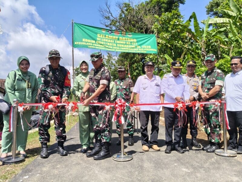 Danrem 061/SK Tutup TMMD Ke-127 Kodim 0607/Kota Sukabumi di Cikembar 1