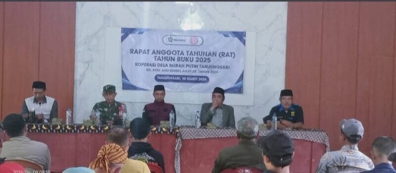 Babinsa Hadiri RAT Koperasi Desa Tanjungsari, Wujud Dukungan terhadap Perekonomian Masyarakat 4