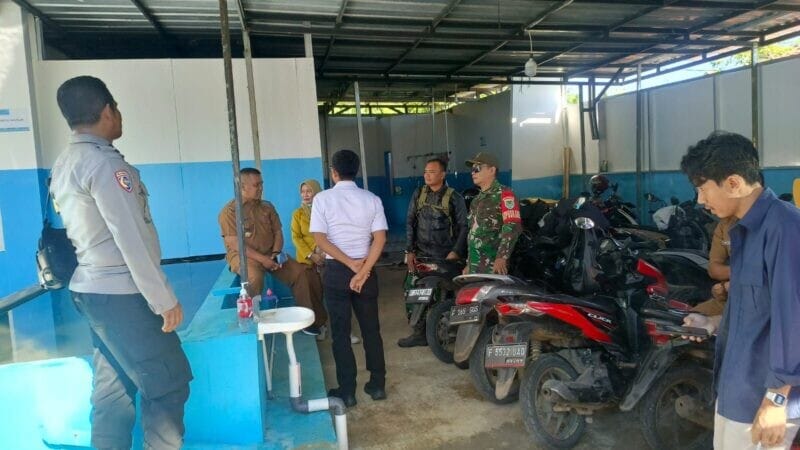 Anggota Koramil 2213/Jampangkulon Dampingi Pengecekan SPPG Yayasan Alfatonah Bersama Forkopincam Kalibunder 2