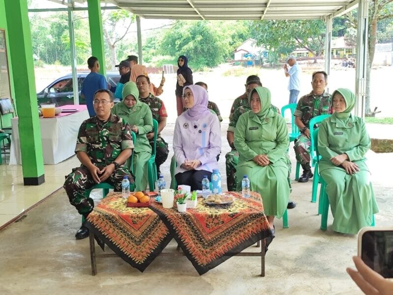 Koramil 2210/Pabuaran Terima Kunjungan Anggota DPR RI Komisi I Dr. Desy Ratnasari