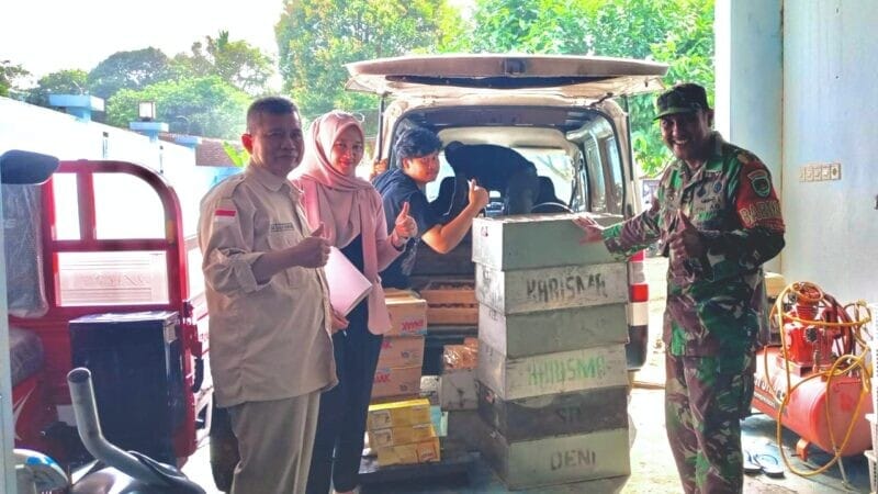 Tinjau Dapur MBG Desa Cikiray, Babinsa Koramil 2204/Cikidang Pastikan Standar Gizi Terpenuhi 2
