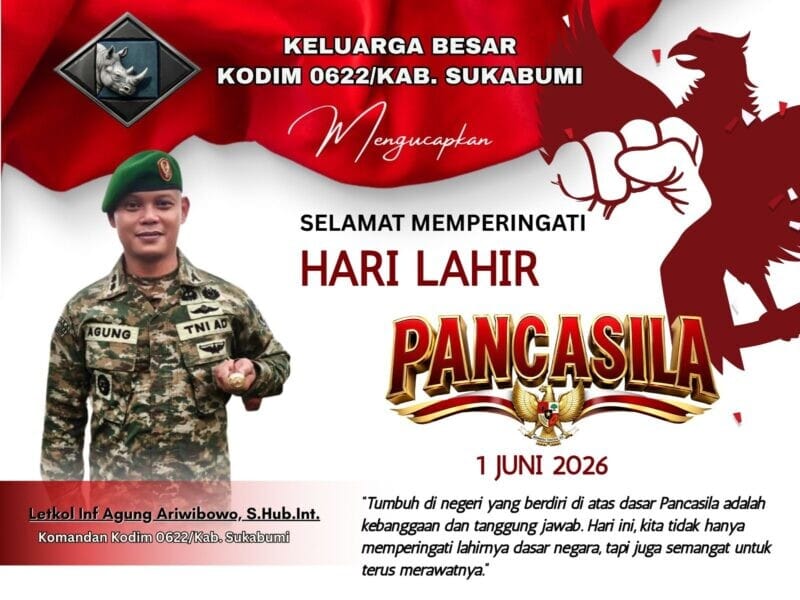 "Selamat Memperingati Hari Lahir Pancasila 1 Juni 2026"