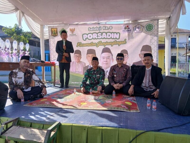 Danramil 2207/Jampangtengah Hadiri Pembukaan PORSADIN di Alun-alun Jampangtengah 3