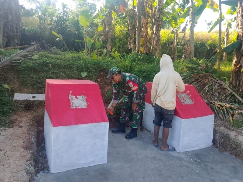BABINSA KORAMIL 2213/JAMPANGKULON GOTONG ROYONG BERSAMA WARGA LAKSANAKAN BAKTI PEMBANGUNAN JEMBATAN GARUDA 1 BABINSA KORAMIL 2213/JAMPANGKULON GOTONG ROYONG BERSAMA WARGA LAKSANAKAN BAKTI PEMBANGUNAN JEMBATAN GARUDA