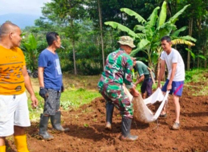 BABINSA KORAMIL 2206/PARAKANSALAK GOTONG ROYONG BERSAMA WARGA PERBAIKI JALAN DI DESA BOJONGLONGOK 1 BABINSA KORAMIL 2206/PARAKANSALAK GOTONG ROYONG BERSAMA WARGA PERBAIKI JALAN DI DESA BOJONGLONGOK