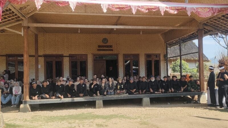 Danramil 2201/Cisolok Hadiri Seren Taun ke-447 Kasepuhan Adat Ciptamulya 2