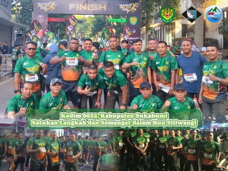 Kodim 0622/Kabupaten Sukabumi Satukan Langkah dan Semangat dalam Run Siliwangi 1 Kodim 0622/Kabupaten Sukabumi Satukan Langkah dan Semangat dalam Run Siliwangi